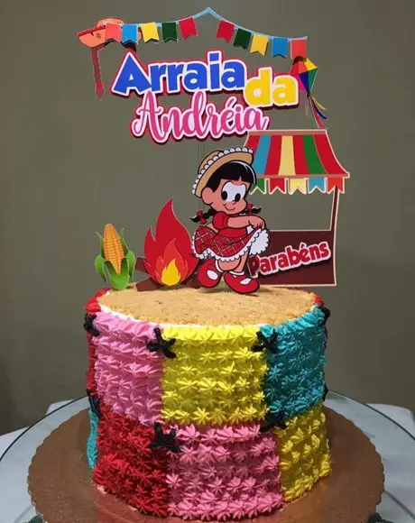 Arquivo de Corte Topo de Bolo Junino Magali