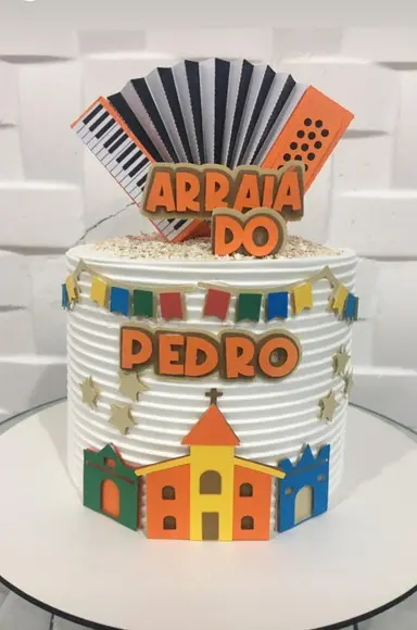 Arquivo de Corte Topo de Bolo Junino Safona 3d