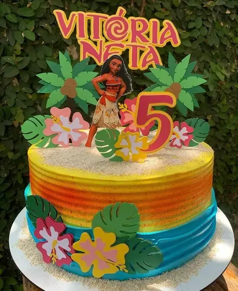 Arquivo de Corte Topo de Bolo Moana