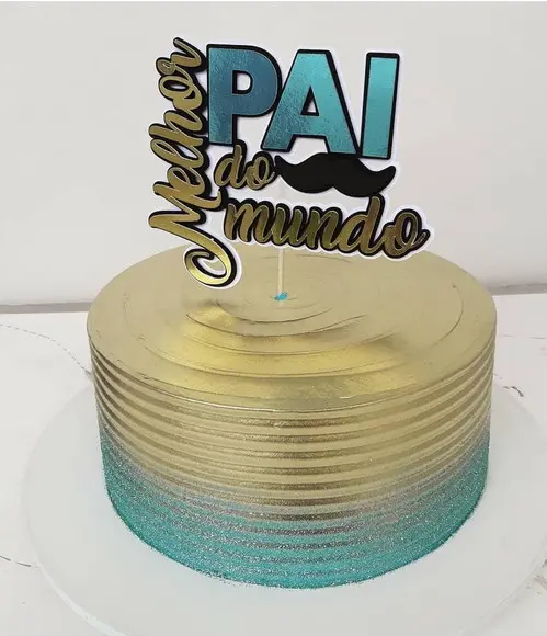 Arquivo De Corte Topo De Bolo O Melhor Pai Do Mundo