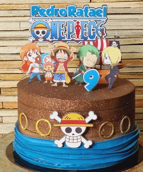 Arquivo de Corte Topo de Bolo One Piece