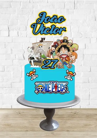 Arquivo de Corte Topo de Bolo One Piece