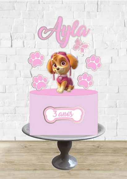 Arquivo de Corte Topo de Bolo Skay Patrulha Canina