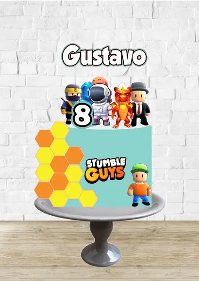Arquivo de Corte Topo de Bolo Stumble Guys 3