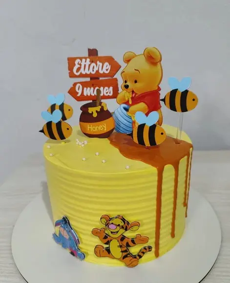 Arquivo de Corte Topo de Bolo Ursinho Pooh