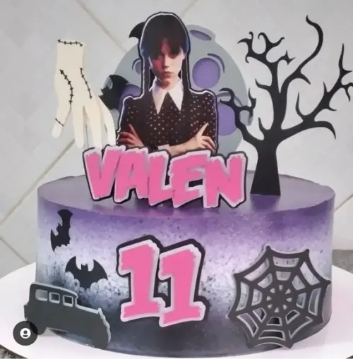 Arquivo de Corte Topo de Bolo Wandinha