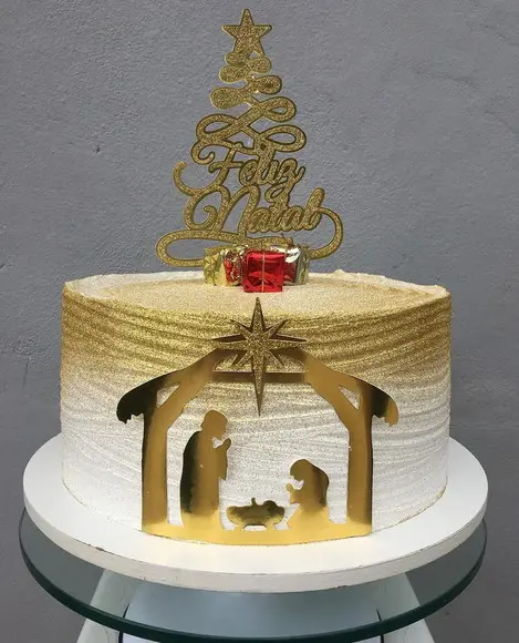 Arquivo de Corte Topo Feliz Natal em Forma de Arvore