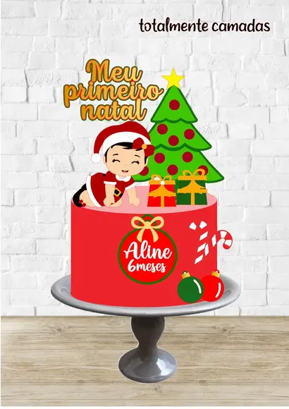 Arquivo de Corte Topo Natal Bebe Engatinhando