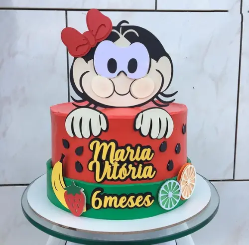 Arquivo de Corte Topo Rosto da Magali Camadas