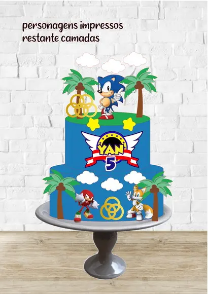 Arquivo de Corte Topo Sonic Brasão