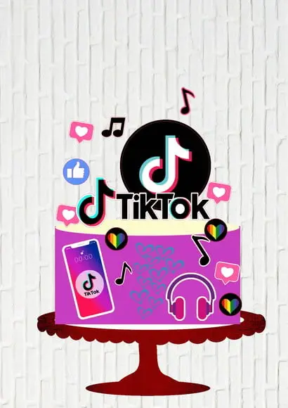 Arquivo de Corte Topo Tik Tok Celular