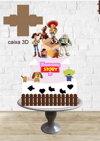 Arquivo de Corte Topo Toy Story Menina