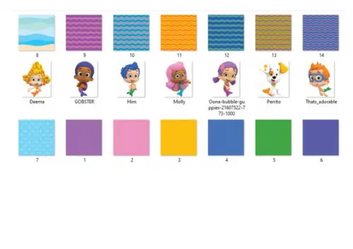 Kit Digital Bubble Guppies
