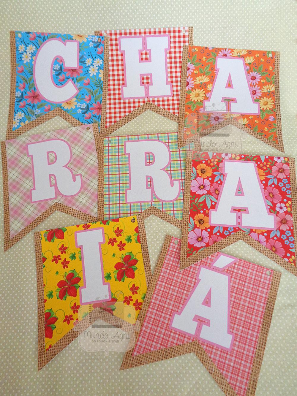 Bandeirinha Personalizada Festa Junina