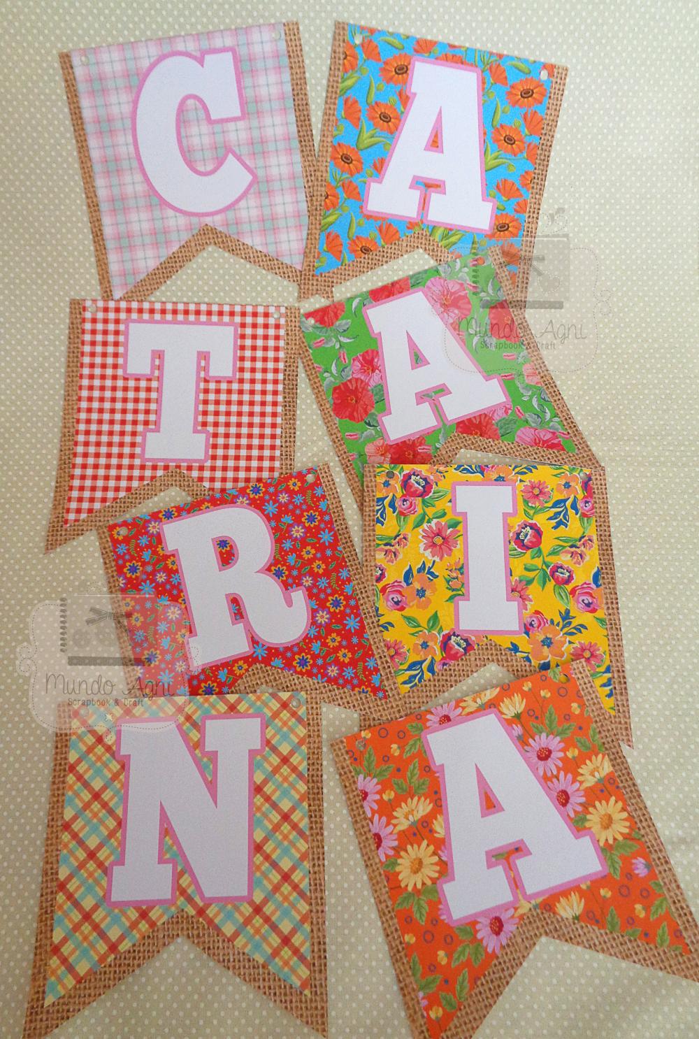 Bandeirinha Personalizada Festa Junina