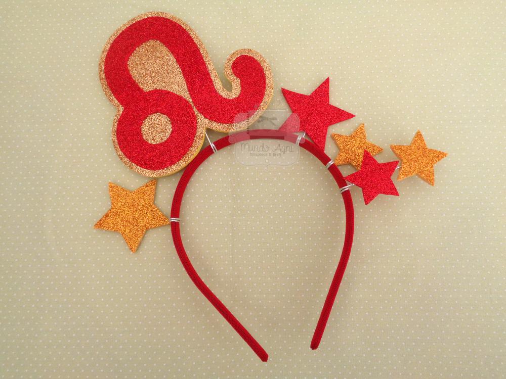 Tiara Carnaval - Leão Coleção Signos