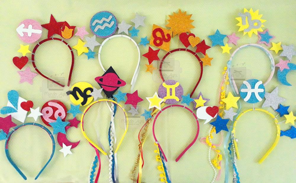 Tiara Carnaval - Sagitário Coleção Signos