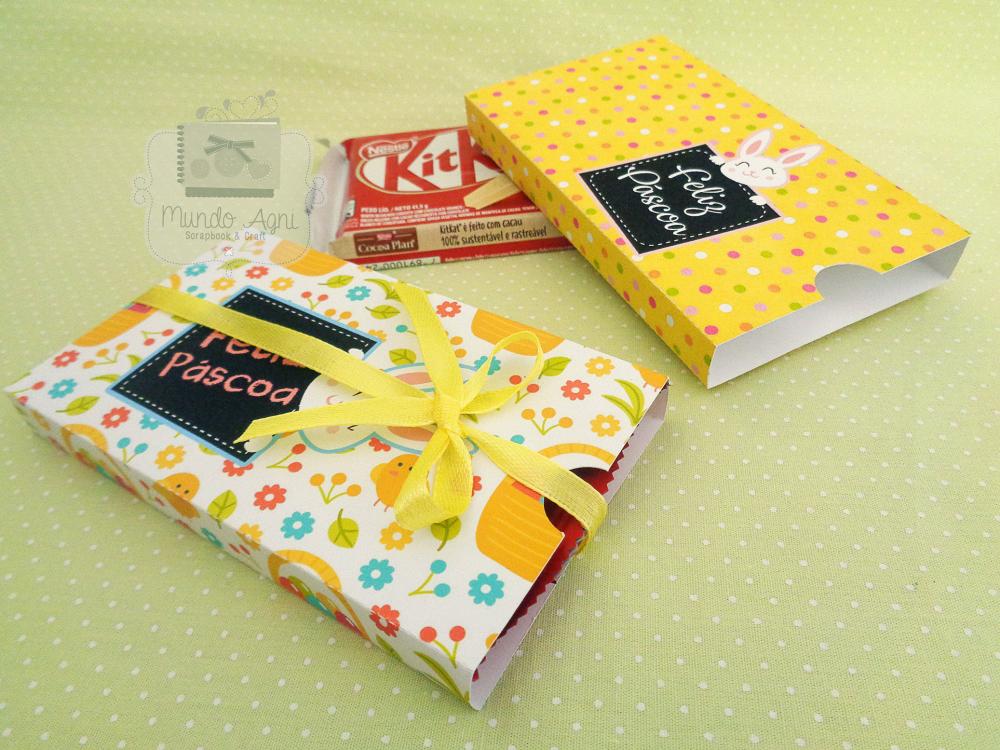 Caixinha Personalizada para Kitkat Páscoa