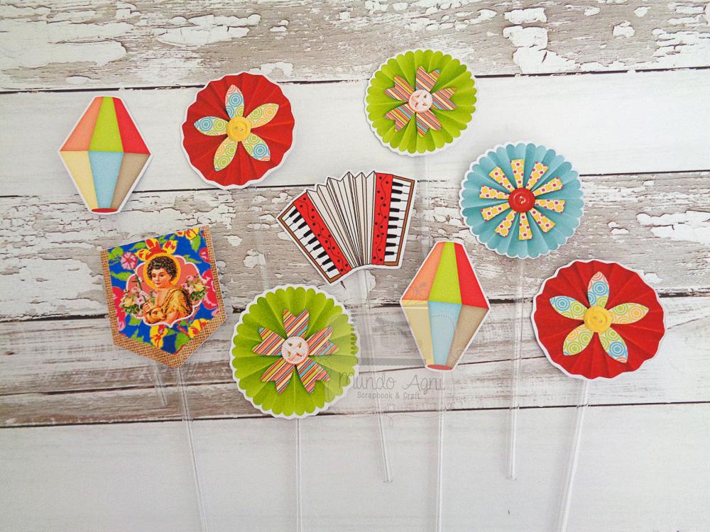 Topper para Doces - Festas Juninas
