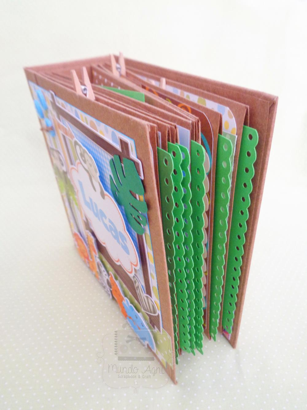 Mini Álbum para fotos Scrapbook