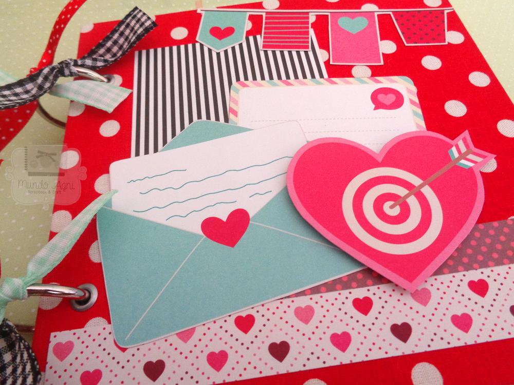 Mini Album Scrapbook 15x15 Namorados