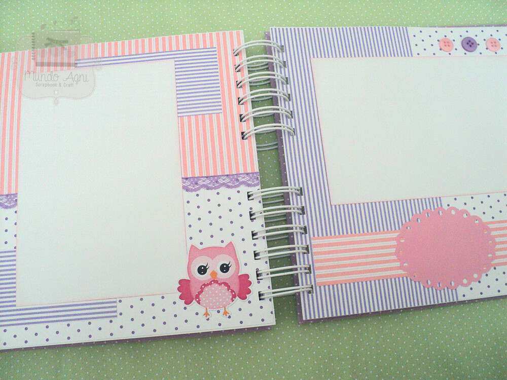 Álbum de fotos Personalizado Scrapbook 20 folhas