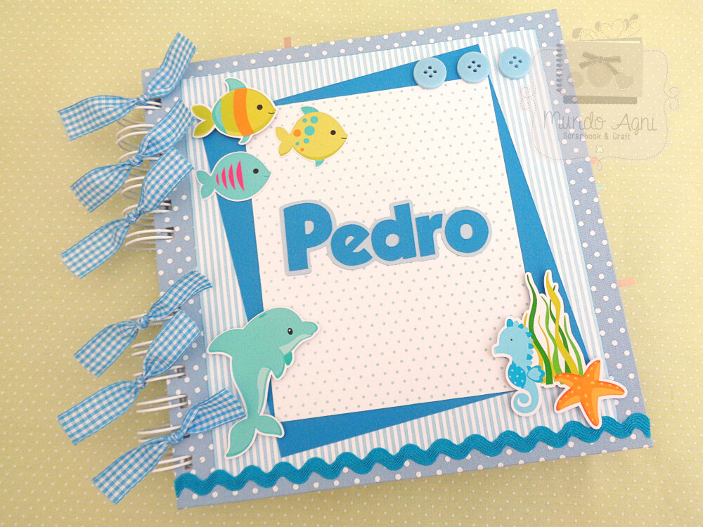 Álbum Scrapbook Personalizado 20x20cm