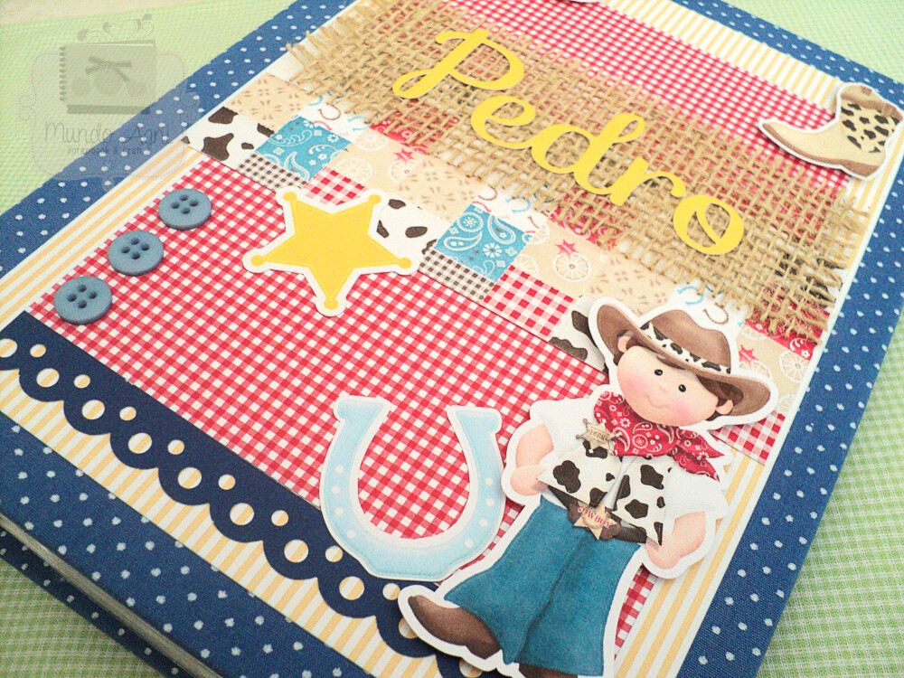 Álbum para 200 fotos Scrapbook personalizado