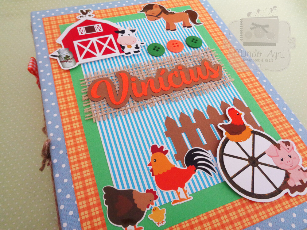 Álbum para 200 fotos Scrapbook personalizado