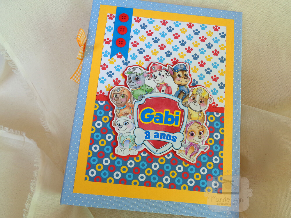 Álbum para 200 fotos Scrapbook personalizado