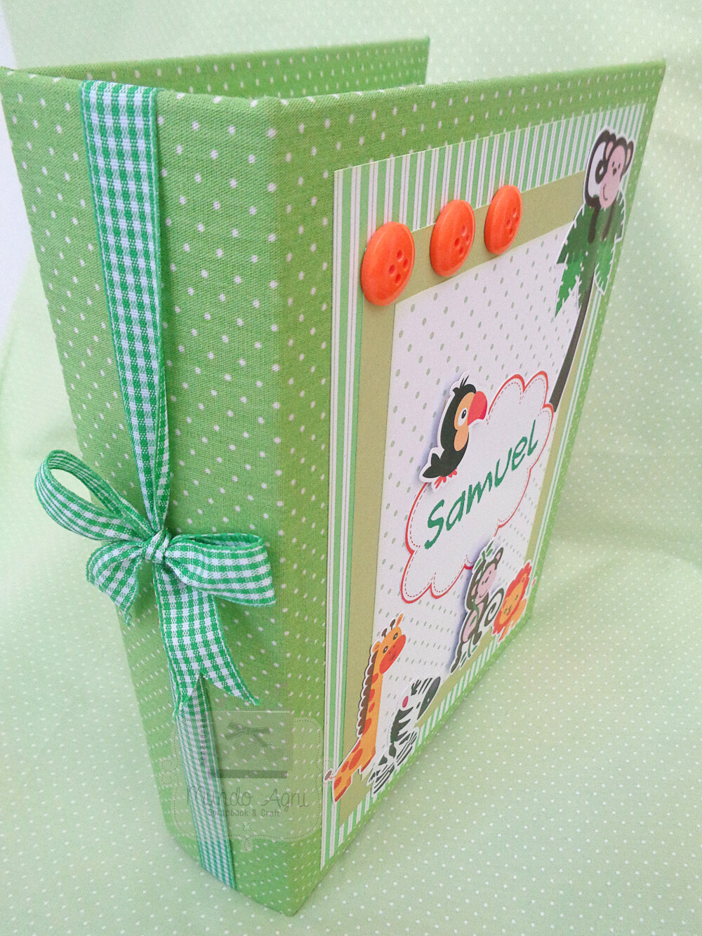 Álbum para 200 fotos Scrapbook personalizado