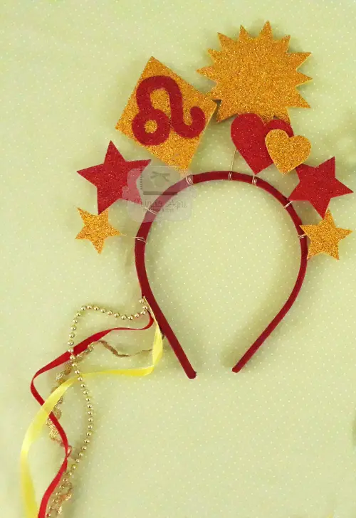 Tiara Carnaval - Leão Coleção Signos