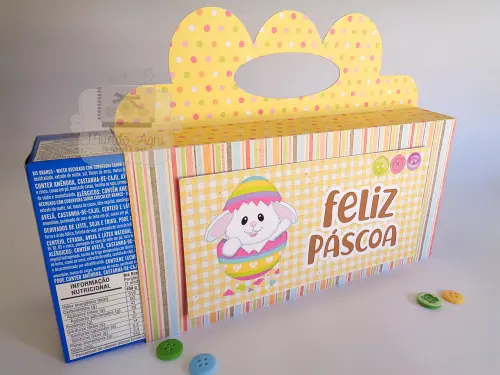 Porta Caixa de Bombons - Páscoa