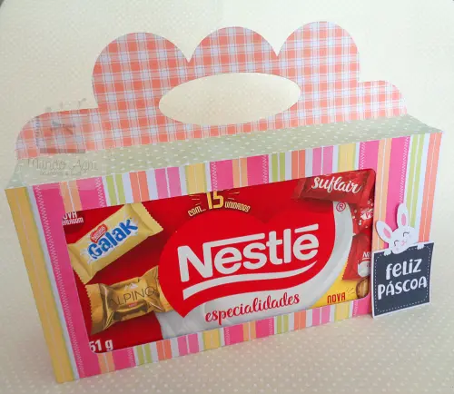 Porta Caixa de Bombons - Páscoa