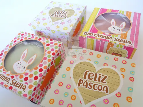 Caixa para Brownie - Páscoa