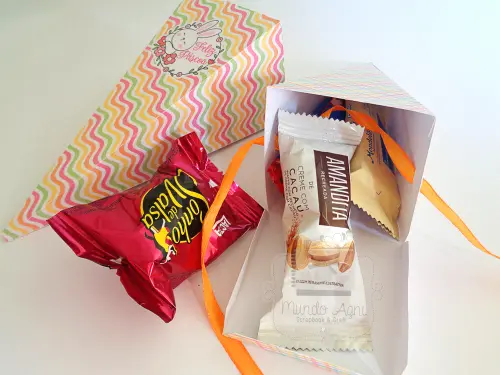 Caixa Cone Personalizada Bombons ou Doces