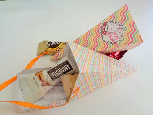 Caixa Cone Personalizada Bombons ou Doces