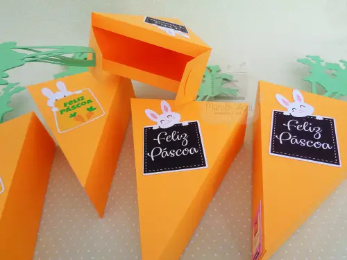 Caixa Cenoura Páscoa