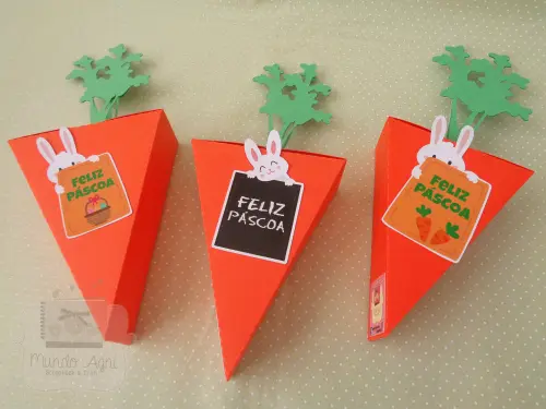 Caixa Cenoura Páscoa