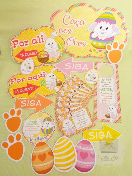 Kit Caça aos Ovos Páscoa Exclusivo