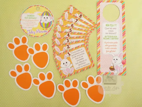 Kit Caça aos Ovos Páscoa Exclusivo