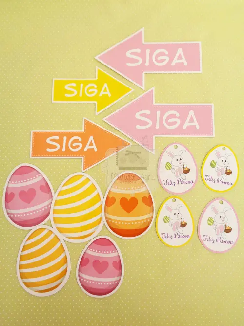 Kit Caça aos Ovos Páscoa Exclusivo