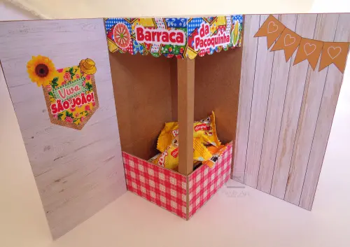 Barraquinha para Doces Decoração Festa Junina
