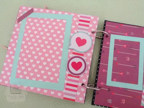 Mini Album Scrapbook 15x15 Namorados
