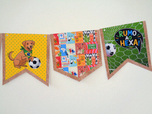 Bandeirinhas Brasilidades Hexa