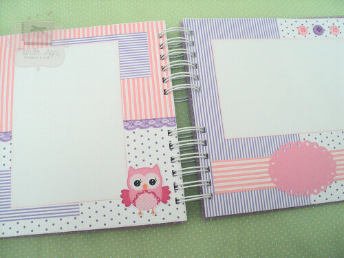 Álbum de fotos Personalizado Scrapbook 20 folhas