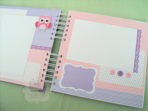 Álbum de fotos Personalizado Scrapbook 20 folhas