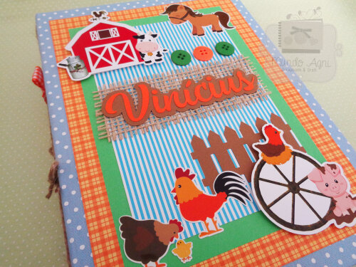 Álbum para 200 fotos Scrapbook personalizado