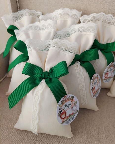 10 Sache Perfumado para Lembrancinha de batizado, chá de bebê, 