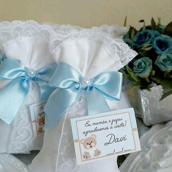10 Sache Perfumado para Lembrancinha de batizado, chá de bebê, 